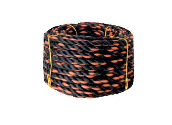 Truckers Rope 1/2" x 50' Black/Orange