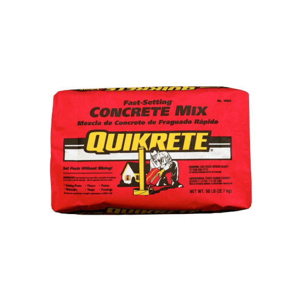Quikrete Fast Setting Concrete Mix 4000 PSI (Red Bag) - 50 lb - 64/plt