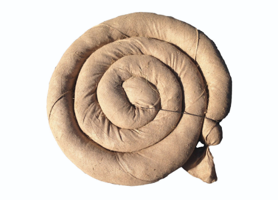 Burlap Straw Wattle / Fiber Roll - 25' length