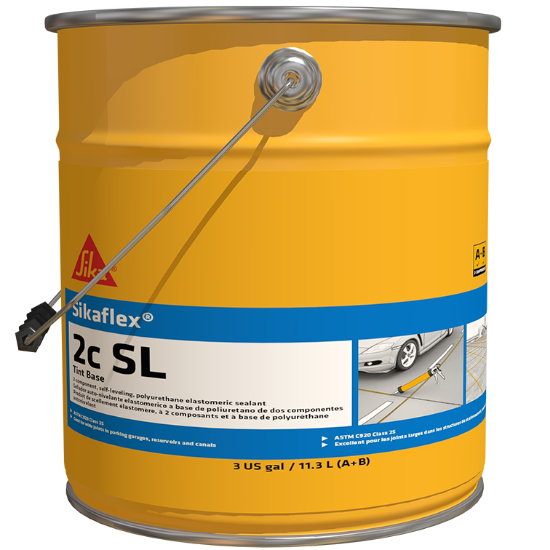 Sika 2C SL Joint Sealant - Self Leveling - Limestone - 1.5 Gallon Kit