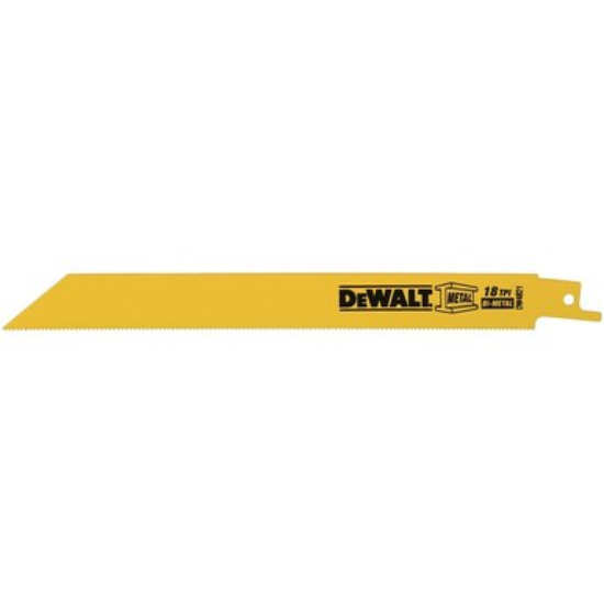 Dewalt Sawzall Blade - 8" x 18TPI - 5/Pack