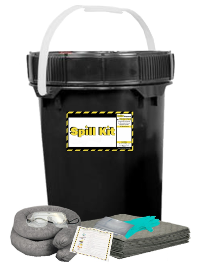 Spill Kit in a bucket 5 Gallon Universal