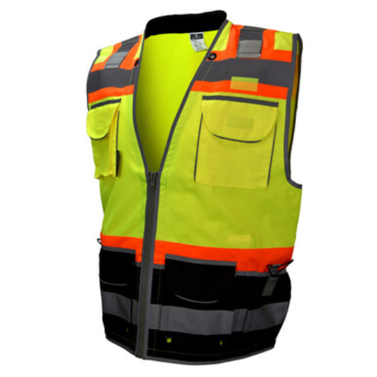 Radians Class 2 Safety Vest - Green/Black - 2XL