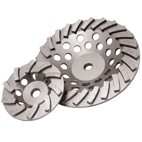 Delux-Cut x 5/8-11 Turbo Cup Grinder - 7" x 5/8"-11 (12 seg)