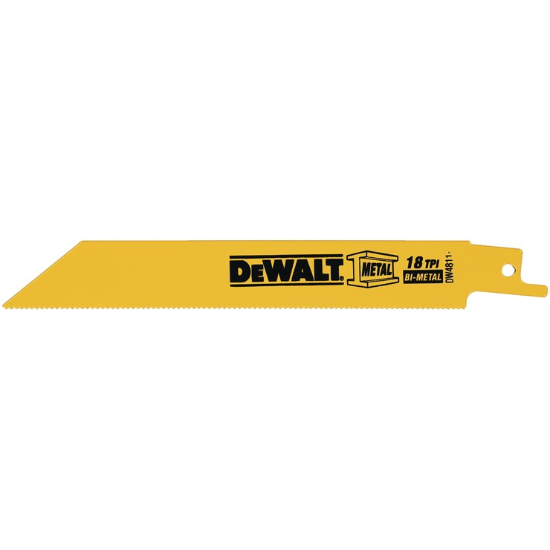 Dewalt Sawzall Blade - 6" x 18TPI - 5/Pack