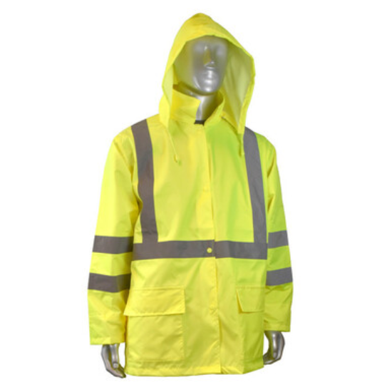 Radians Green Class 3 Reflective Rain Jacket - 3XL