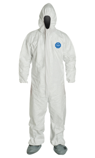DuPont Tyvek Coverall with Hood & Booties - 2XL