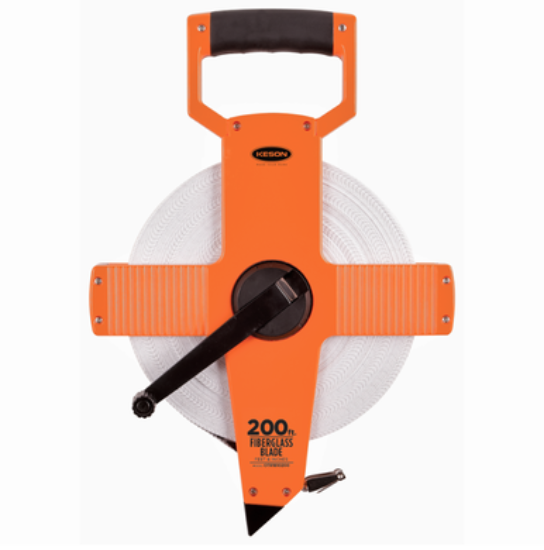 Keson Tape Measure 200' Open - Inches and Tenths