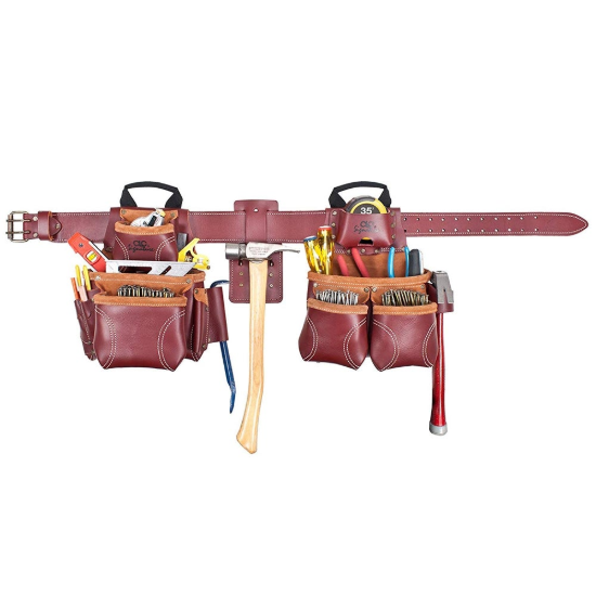 CLC Elite Series Pro Framer's Combo Leather Tool Belt - 29"-42" Waist