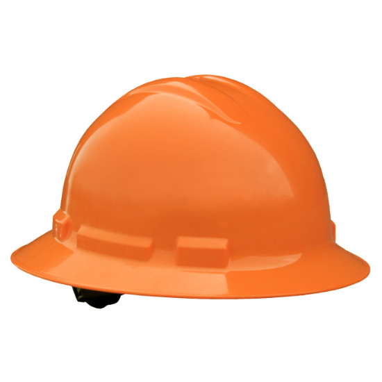 Radians Full Brim Hard Hat, 4-Point - Orange