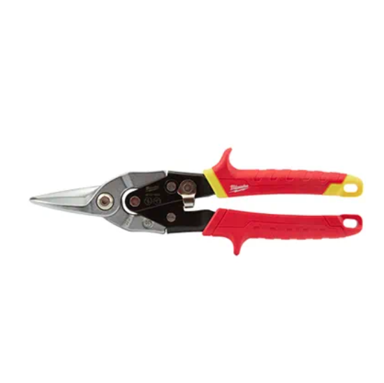Milwaukee Straight Cutting Aviation Snips