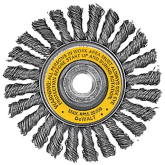 Dewalt Wire Wheel 4" Twisted/Knot