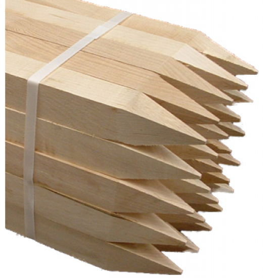 Wood Ginnie / Hub - 1" x 1" x 6" - 200/box