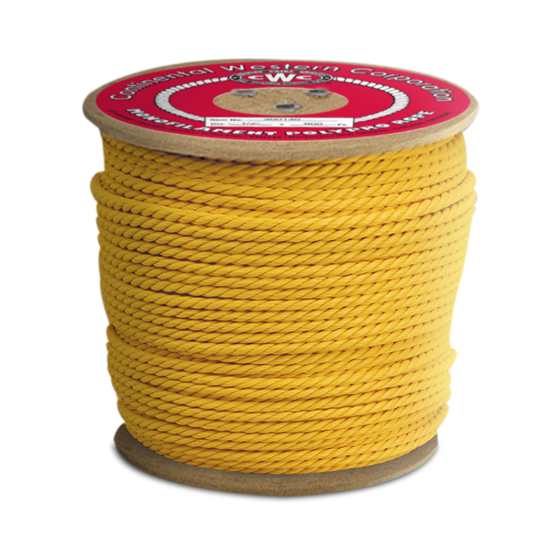 Pull Rope - 1/4" x 600' - Yellow