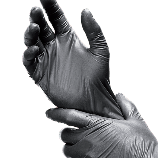 Adenna Nitrile Glove - 6 Mil - Black - M (100 per Box)