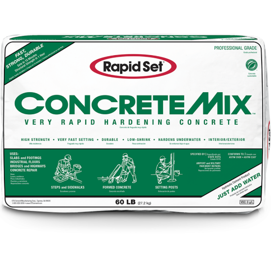 CTS Rapid Set Concrete Mix - Green Bag - 60lb/bag