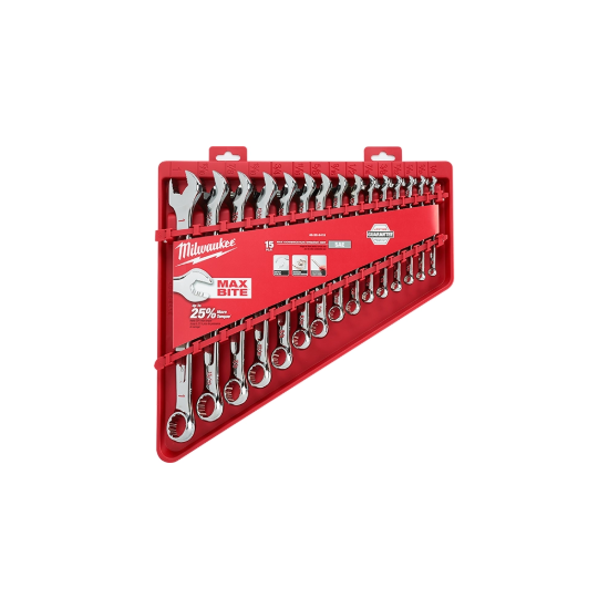 Milwaukee 15 Piece Combination Wrench Set