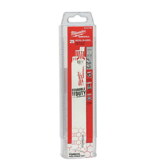Milwaukee 9" 18 TPI The TORCH SAWZALL Blades (25 Pack)