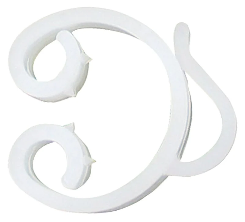 Adams 3210-99-1640 Deck Clip, Polypropylene, White, Pack of 12