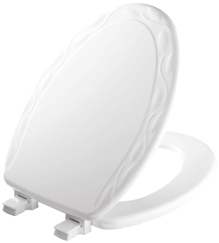 Mayfair 134EC 000 Toilet Seat, Elongated, Wood, White