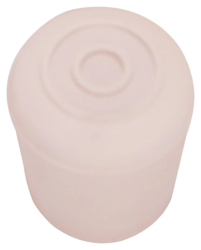 ProSource FE-50647-B Furniture Leg Tip, Round, Rubber, White, 1-1/4 in Dia, 1.7 in H, Pack of 48