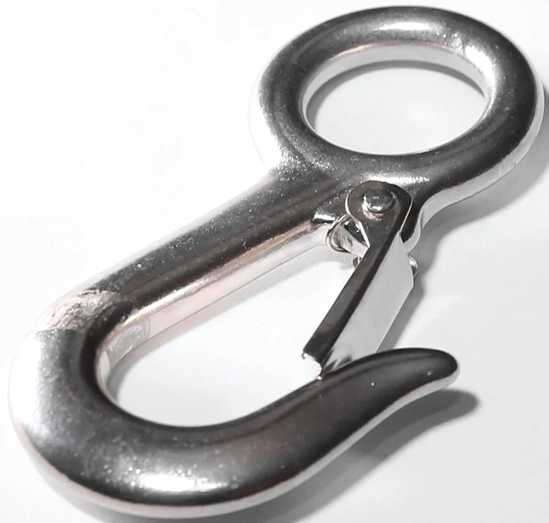 Baron 2311S Spring Snap, 13/16 in Snap Opening, 4 in L Dimensions, 400 lb Working Load, Stainless Steel