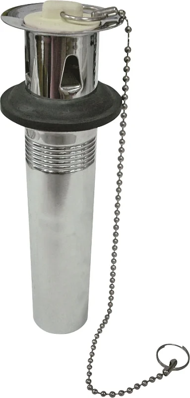 ProSource PMB-156 Lavatory Plug, Pull-Out, Chrome, 2/PK