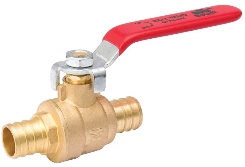 B & K 107-343NL Ball Valve, 1/2 in Connection, PEX x PEX, 160, 600 psi Pressure, Brass Body