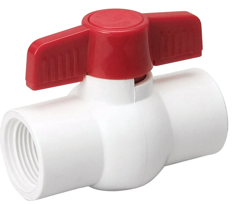 B & K 107-138HC Ball Valve, White, 2 in Connection, FPT x FPT, 150 psi Pressure, PVC Body