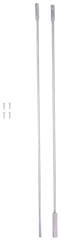 ProSource LR-105-PS Door Brace, Adjustable Length of 41-42 in, Steel, Zinc, Maximum length is 42 in