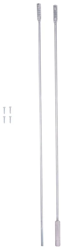 ProSource LR-106-PS Door Brace, Adjustable Length of 49-50 in, Steel, Zinc
