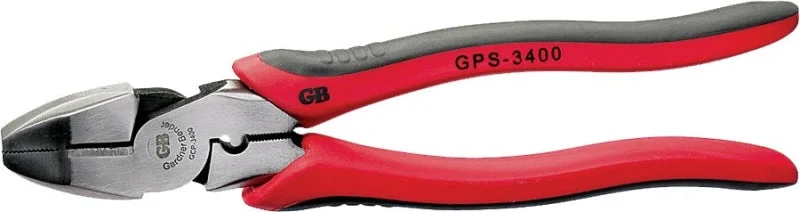 Gardner Bender GCP-3400 Pliers and Crimping Tool, 9-1/2 in OAL, Gripper Handle