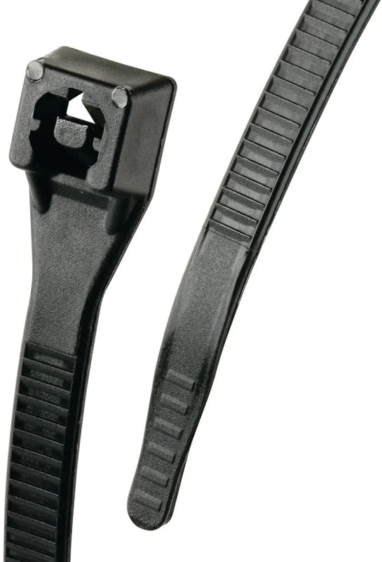 Gardner Bender Xtreme 46-314UVBFZ Cable Tie, Nylon, Black, 14 in L, 100/PK