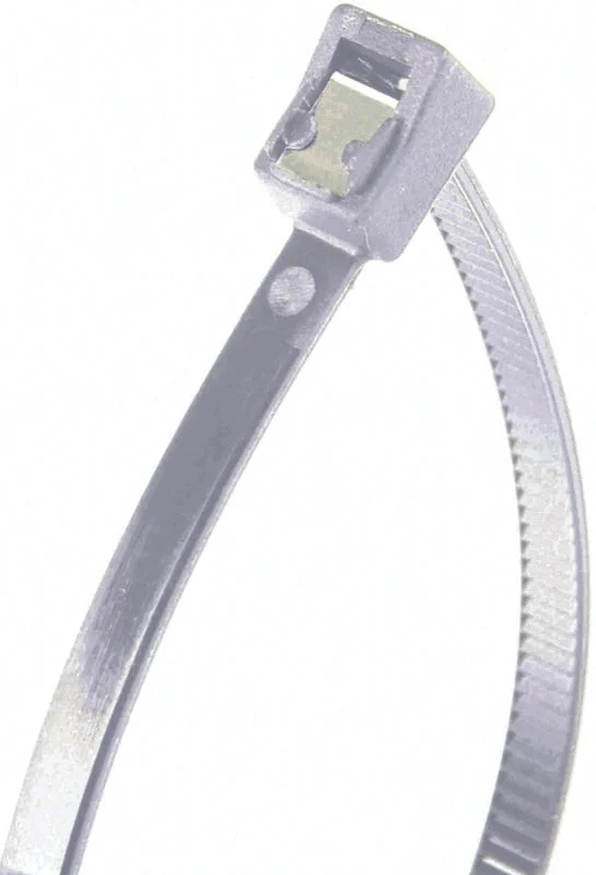 Gardner Bender 46-314SC Cable Tie, 0.3 in Max Bundle Dia, Double-Lock Locking, 6/6 Nylon, Natural, 14 in L, 50/PK