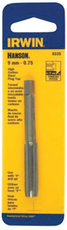 Irwin Hanson 8344 Thread Tap, M12-1.75 Thread, Plug Tap Thread, 4-Flute, HCS