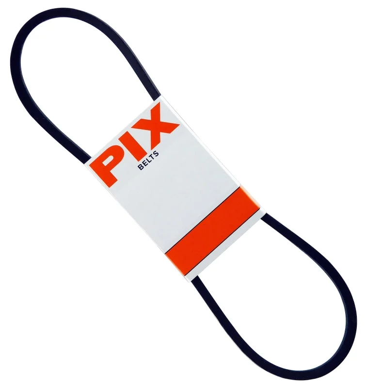 PIX B55/5L580 V-Belt, 58 in Outside Circumference, Molded Cog, 21/32 in W, 3/8 in Thick, Black