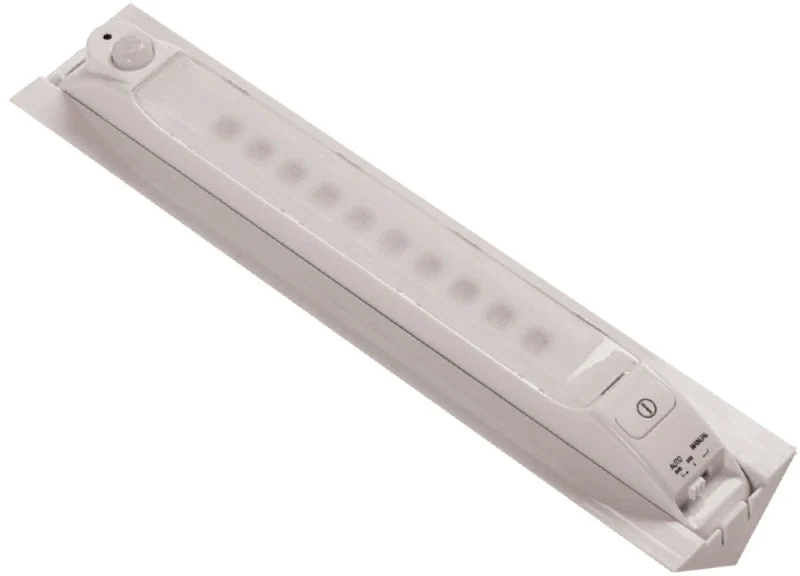 Fulcrum 30050-308 Motion Sensor Light, AA Battery, 10-Lamp, LED Lamp, 65 Lumens, 7000 K Color Temp, White, Screw