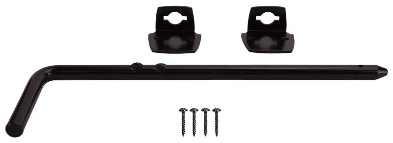 ProSource 33181PKS-PS Cane Bolt, 15/32 in Bolt Head, 12 in L Bolt, Steel