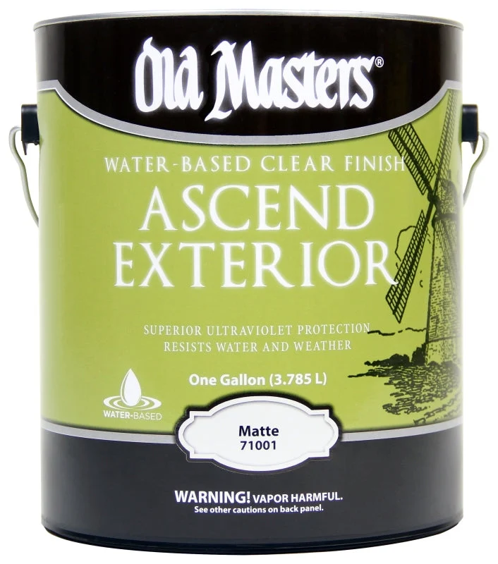 Old Masters 71001 Clear Finish, Matte, Liquid, 1 gal, Pack of 2