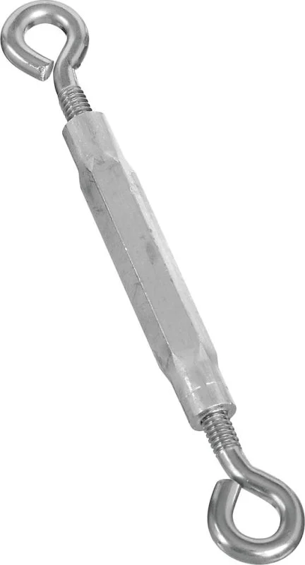 National Hardware 2171BC Series N221-838 Turnbuckle, 110 lb Working Load, 1/4-20 Thread, Eye, 7-1/2 in L Take-Up