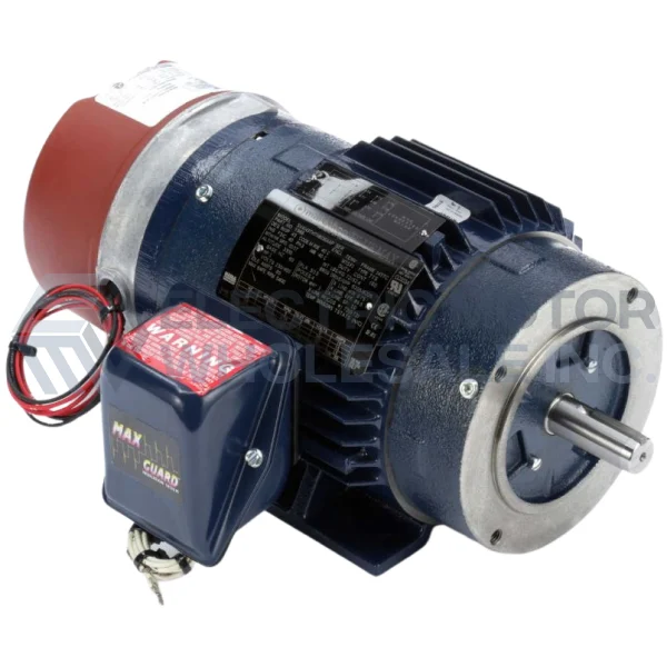 1HP MARATHON 1756RPM 143TC TENV 3PH BRAKE MOTOR Y986