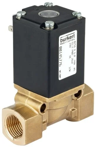 Solenoid Valve NPT 1/4'' NC Brass FKM 0-50bar/725psi 120VAC/DC Vacuum 256 218254