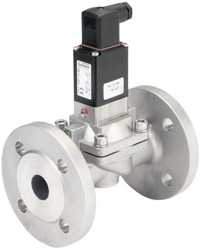 Solenoid Valve 40 mm Flange NC Stainless steel FKM 0.2-10bar/3-145psi 24VAC/DC Anti-Waterhammer ATEX 5282 367033