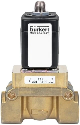Solenoid Valve G1/2'' NO Brass PTFE 1-40bar/15-580psi 24VDC 5404 301723
