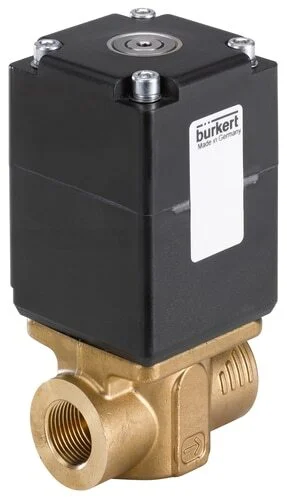 Solenoid Valve 45x45 mm SFB flange NC Brass FKM -1-8bar/-15-116psi 24VDC Oxygen Fat/Oil Free 2875 376918