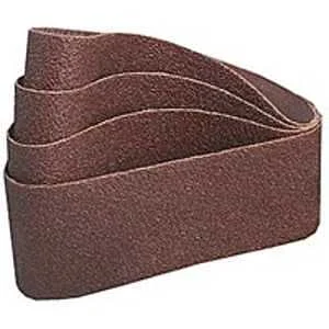 Norton 27946 Sanding Belt, 24 in L, 4 in W, 50 Grit, Coarse, Aluminum Oxide Abrasive, Pack of 50