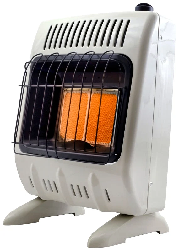 Mr. Heater F299811 Vent-Free Radiant Gas Heater, 11-1/4 in W, 23 in H, 10,000 Btu Heating, Natural Gas