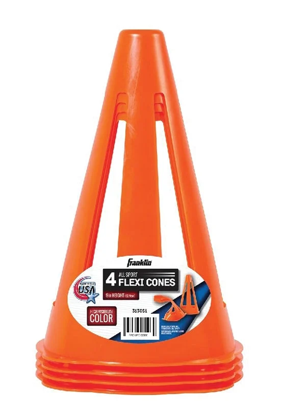 Franklin 3130S1 Field Marker Cone, PVC, Fluorescent Orange