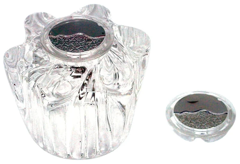 Danco 88989 Faucet Round Knob Handle, Acrylic, For: Price Pfister Two Handle Windsor Lavatory Faucets