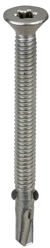 Acorn S-WM12212G250 Screw, #12 Thread, Star Drive, Self-Tapping, Winged Point, Galvanized Steel, 250 BAG